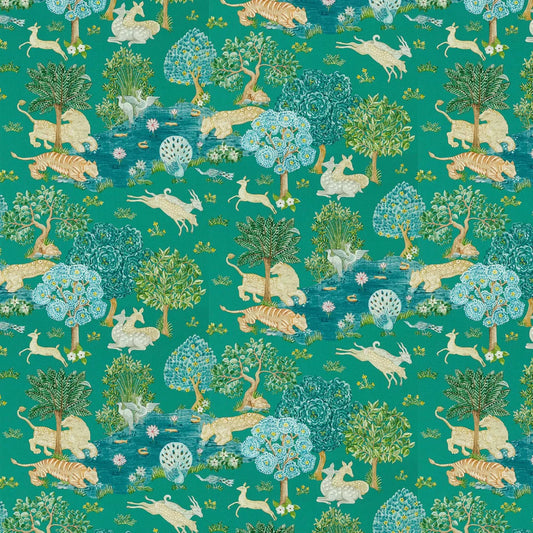 Pamir Wallpaper - Teal/Peacock