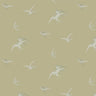 Swallows Wallpaper - Gold