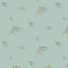 Swallows Wallpaper - Scotch Grey