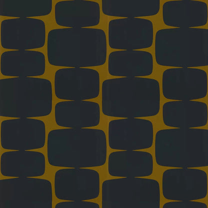 Lohko Wallpaper - Tumeric/Charcoal