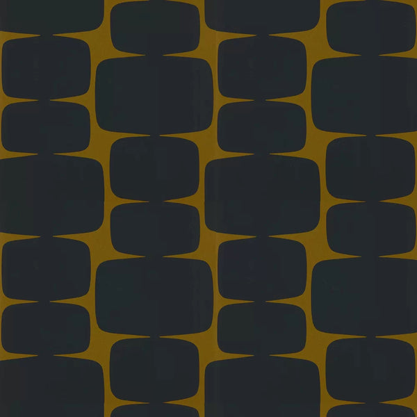 Sample - Lohko Wallpaper - Tumeric/Charcoal