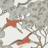 Grand Flying Ducks Wallpaper - Coral Clay