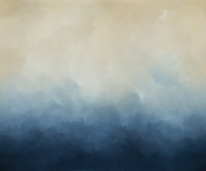 Reflecting - Custom Sized Wallpaper Mural (per m2) - Blue