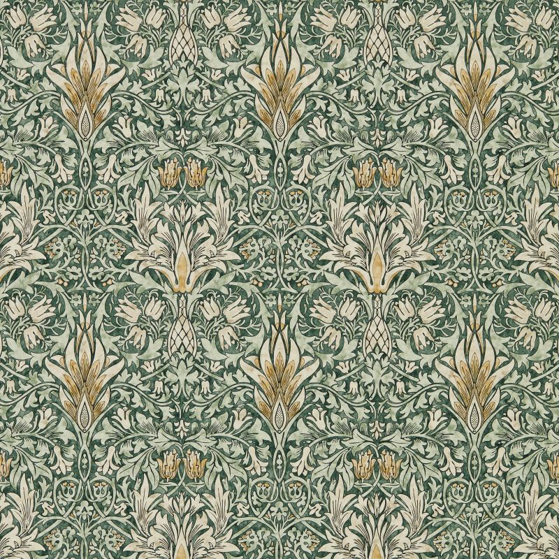 Snakeshead Wallpaper - Morris - Forest/Thyme