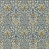 Snakeshead Wallpaper - Morris - Indigo/Cumin