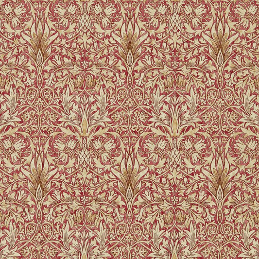 Snakeshead Wallpaper - Morris - Madder/Gold