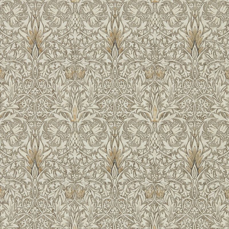 Snakeshead Wallpaper - Morris - Stone/Cream