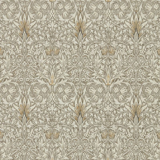 Snakeshead Wallpaper - Morris - Stone/Cream