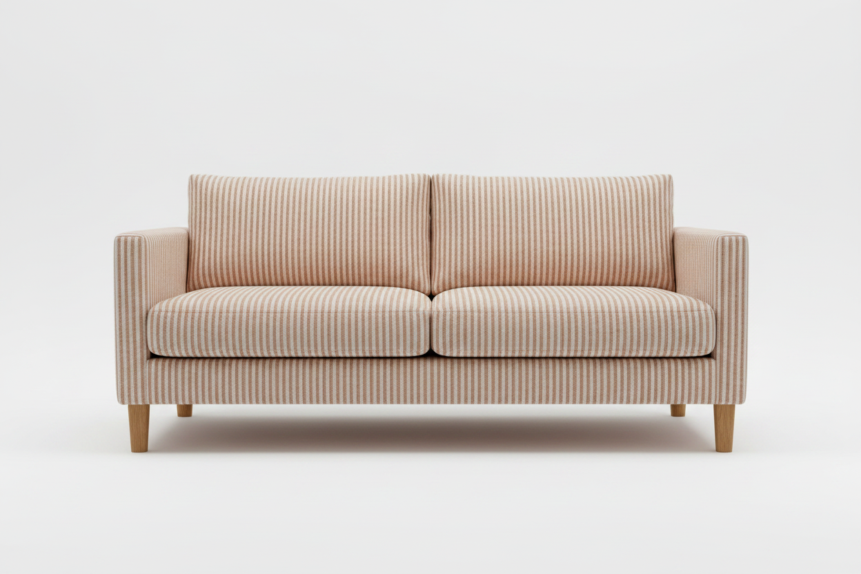 Sofa in Sawyer Stripes Spice