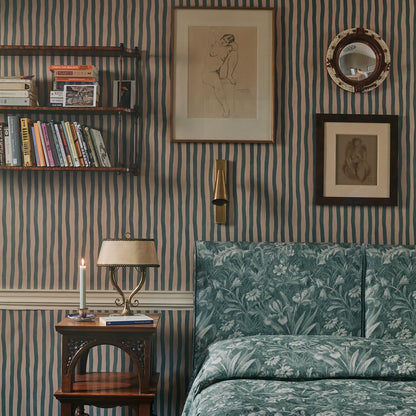 Artist's Stripe Wallpaper - House of Hackney - Euphorbia & Alabaster