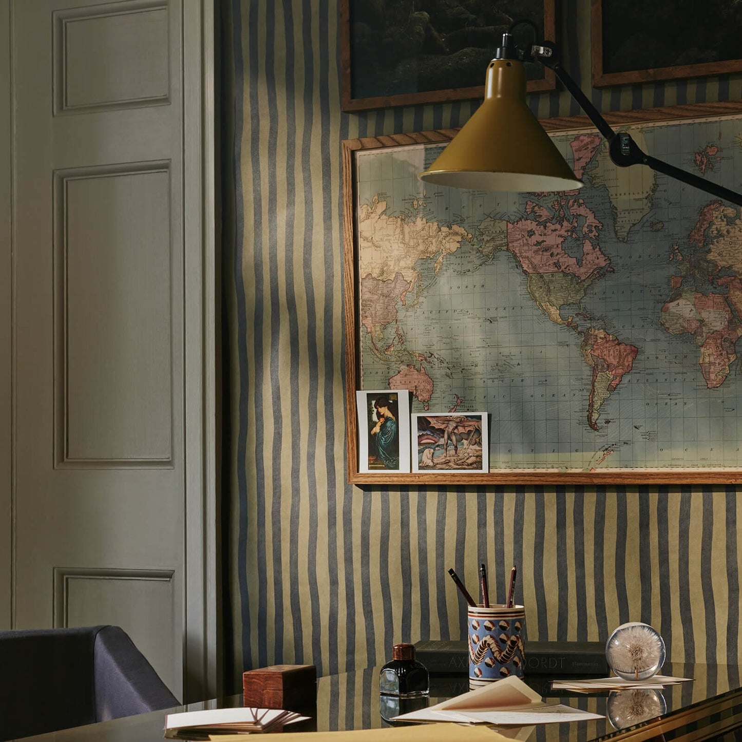 Artist's Stripe Wallpaper - House of Hackney - Laurustine & Galaxias