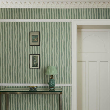 Artist's Stripe Wallpaper - House of Hackney - Opal