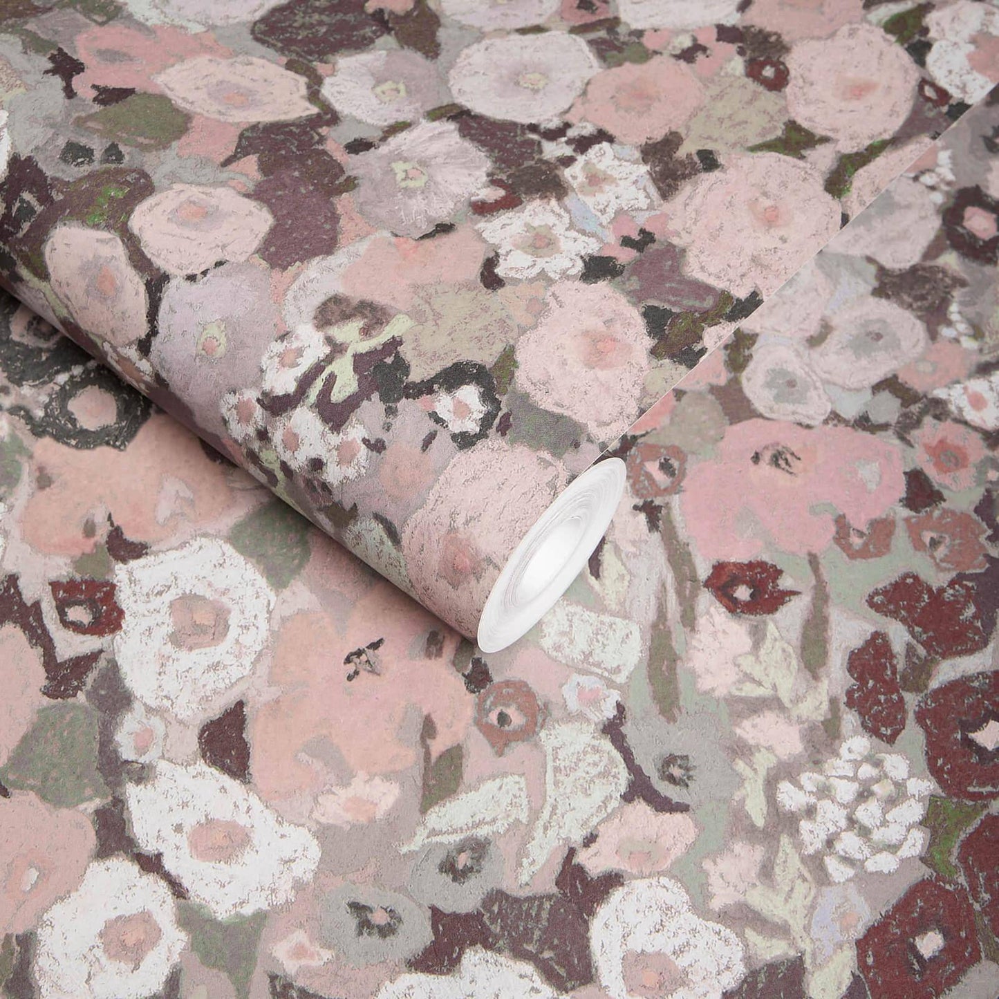 Hollyhocks Hybrid Wallpaper Mural - House of Hackney