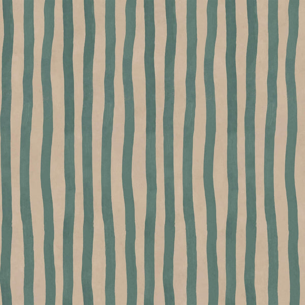 Sample - Artist's Stripe Wallpaper - House of Hackney - Euphorbia & Alabaster