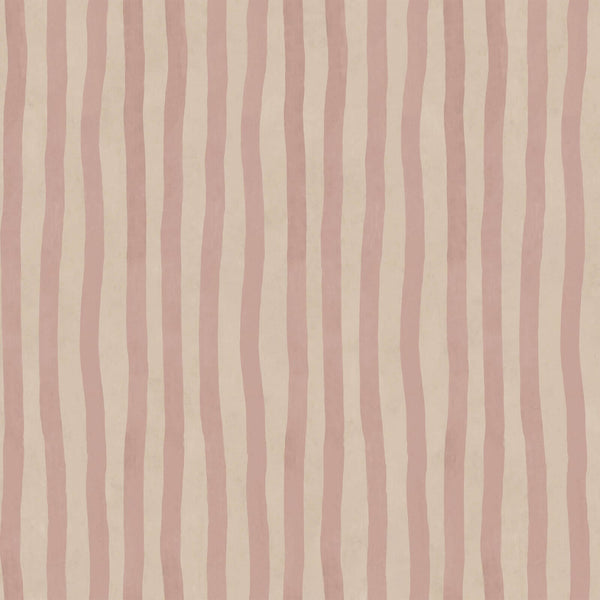 Sample - Artist's Stripe Wallpaper - House of Hackney - Sakura & Astrantia