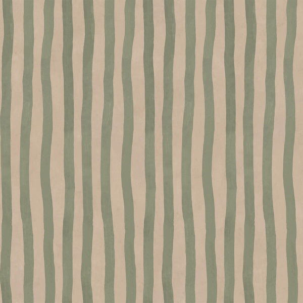 Sample - Artist's Stripe Wallpaper - House of Hackney - Sap & Alabaster