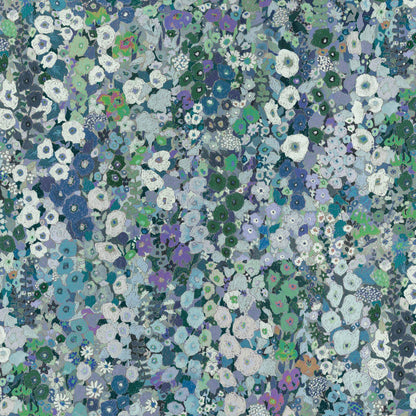 Hollyhocks Hybrid Wallpaper Mural - House of Hackney