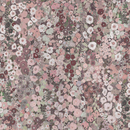 Hollyhocks Hybrid Wallpaper Mural - House of Hackney