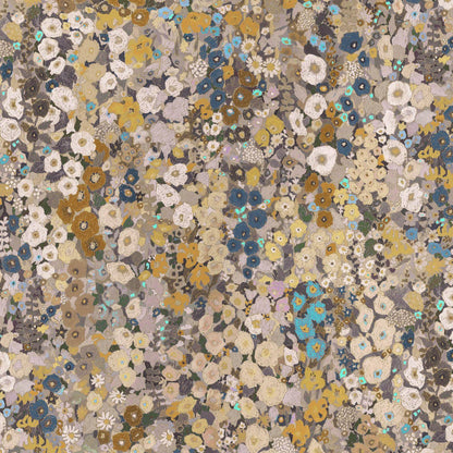 Hollyhocks Hybrid Wallpaper Mural - House of Hackney