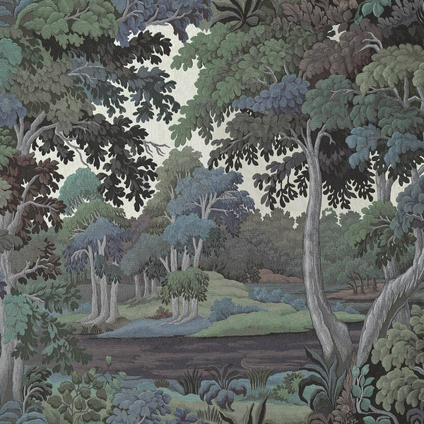 Sample - Plantasia Hybrid Mural Wallpaper - House of Hackney - Amazonite