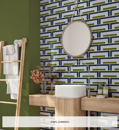 Steps Florence Broadhurst Wallpaper - Currents