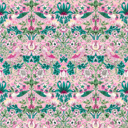 Strawberry Thief Wallpaper - Miami Strip