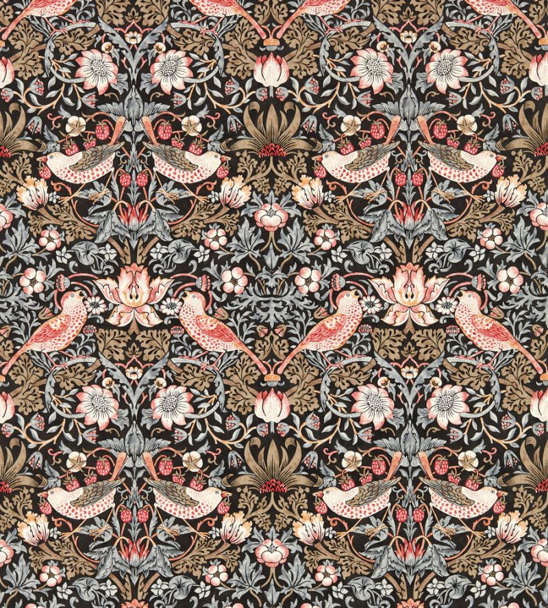 Strawberry Thief Wallpaper - Old Fashioned
