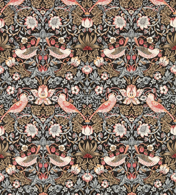 Sample - Strawberry Thief Wallpaper - Old Fashioned