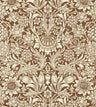 Sunflower Wallpaper - Chocolate/Cream