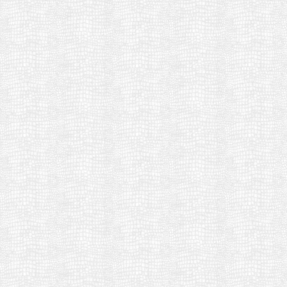 Crocodile Super Fresco Wallpapers - White