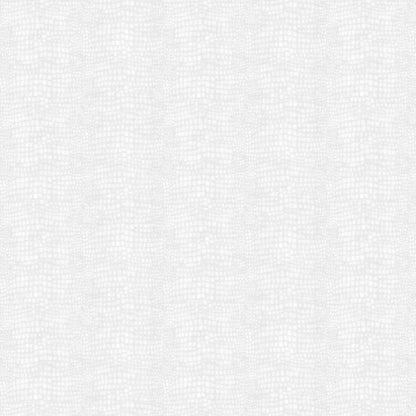 Crocodile Super Fresco Wallpapers - White
