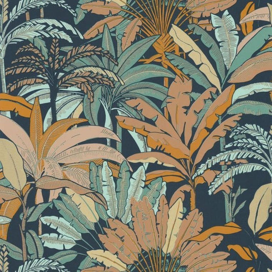 Evasion Wallpaper - Blue Orange Gold