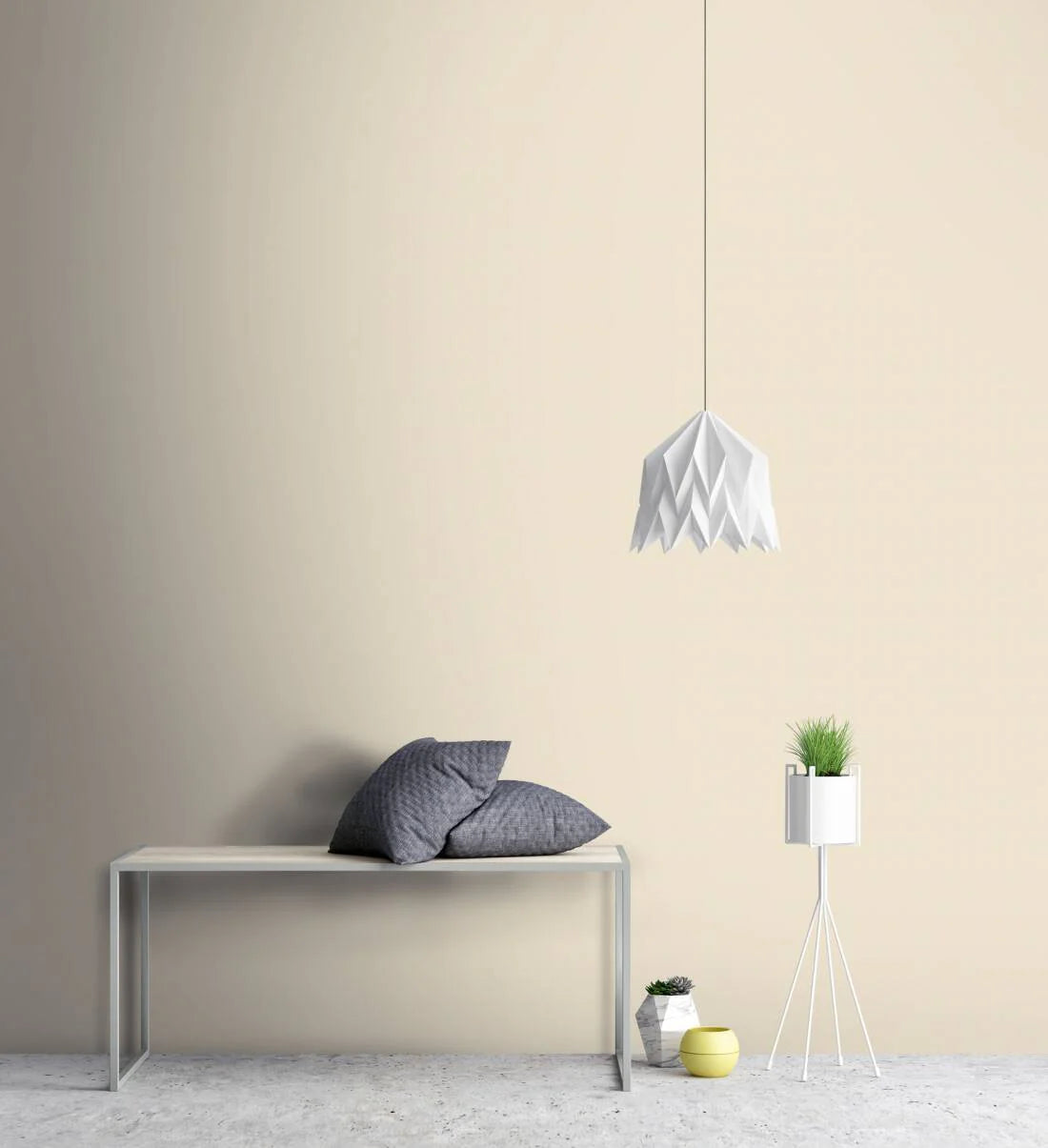 Textured Heavy Weight Vinyl Wallpaper - Cream