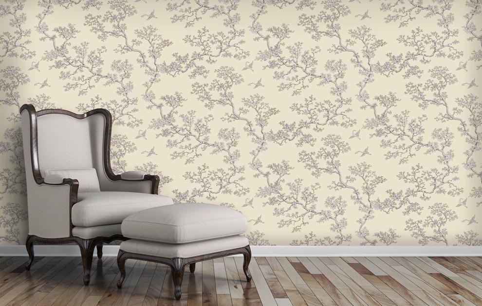Cranes - Florence Broadhurst Wide Width Vinyl