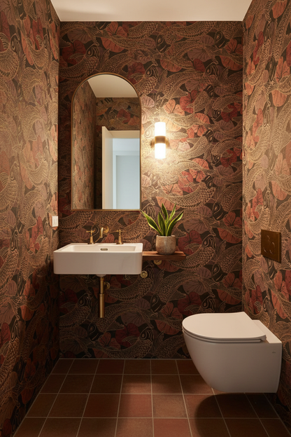 Tokyo Fish Bowl Autumn Colours Powder Room