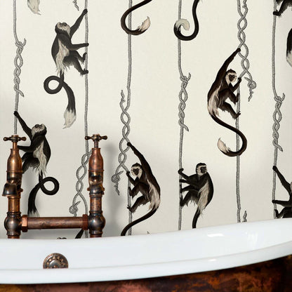 Troop Monkey Hybrid Mural Wallpaper - House of Hackney - Birch