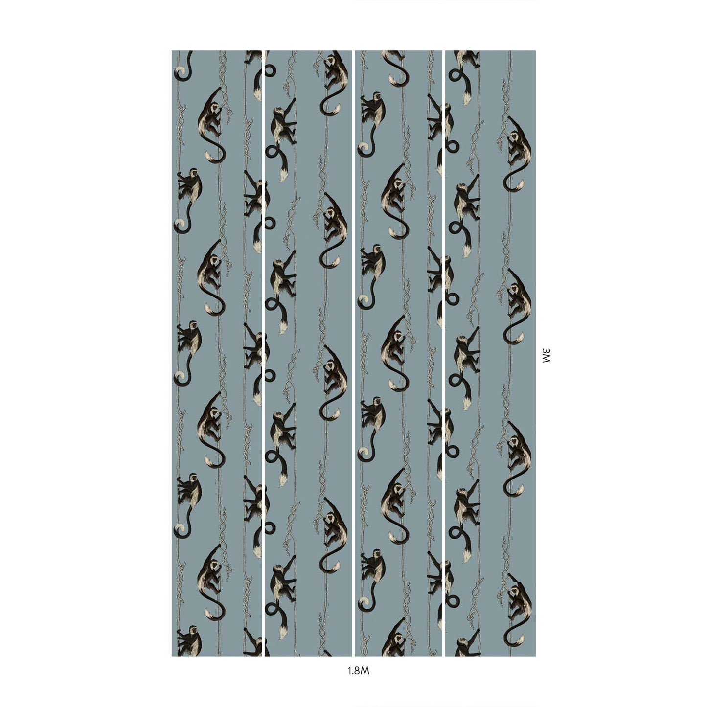 Troop Monkey Hybrid Mural Wallpaper - House of Hackney - Dusk