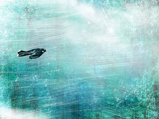 Flight of the Tui - Custom Sized Wallpaper Mural (per m2)
