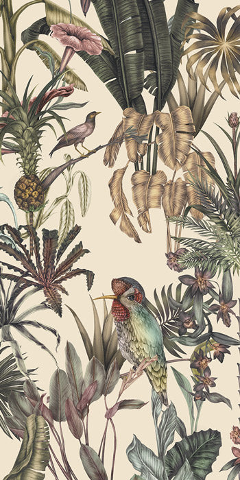 Birds Birds Mural Wallpaper - Vintage