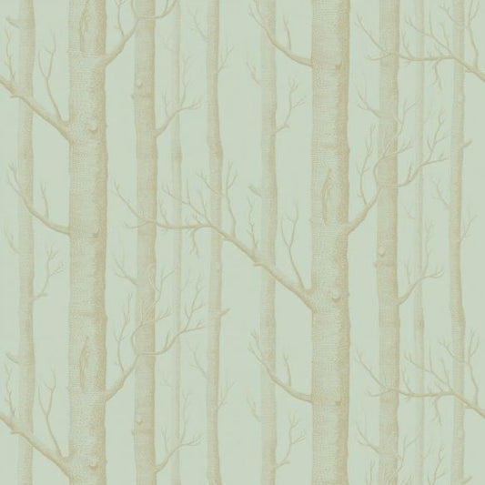 Cole & Son - Woods Wallpaper - Green/Gold