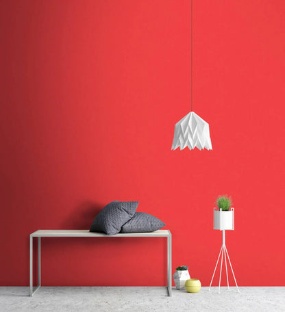 Plain Rouge Heavy Weight Textured Wallpaper - Red