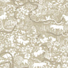 Vines - Custom Sized Wallpaper Mural (per m2) - Beige