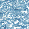 Vines - Custom Sized Wallpaper Mural (per m2) - Blue
