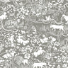 Vines - Custom Sized Wallpaper Mural (per m2) - Grey