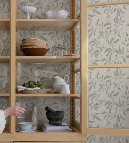 Vinnie Wallpaper - Sage Green