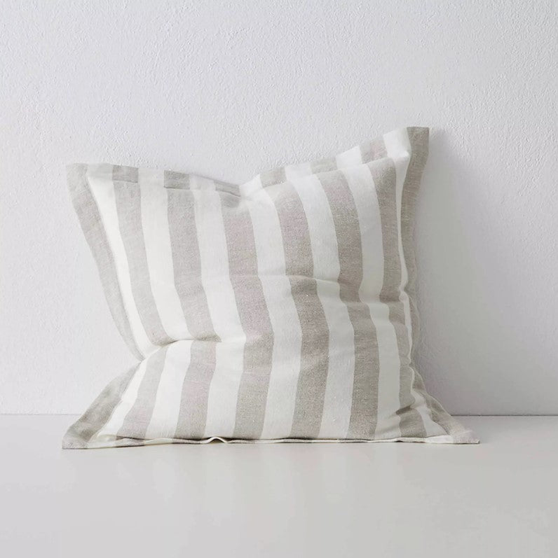 Vito Linen Stripe Cushion - 10 Colours