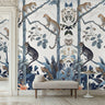 Panthera Mural Hybrid Wallpaper - White