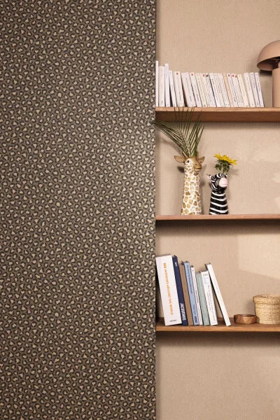 Uni Mat Wallpaper - Noisette