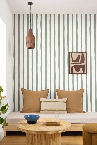 Barito Imperfect Stripes Wallpaper  - 4 Colours