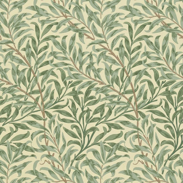 Sample - Willow Boughs Wallpaper - Green
